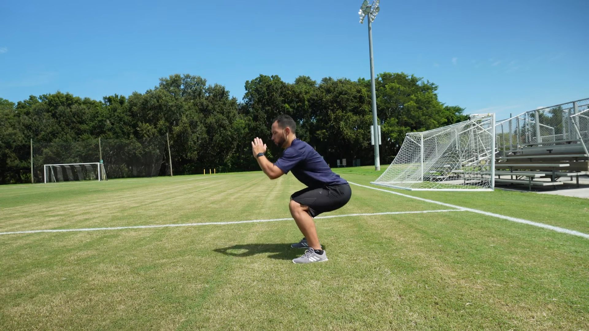 Bodyweight Squat Soccer Workout